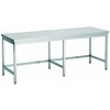 Combisteel Stainless Steel Work Table With Open Frame | 60 cm Deep - 4 Formats