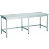 Combisteel Stainless Steel Work Table With Open Frame | 60 cm Deep - 4 Sizes