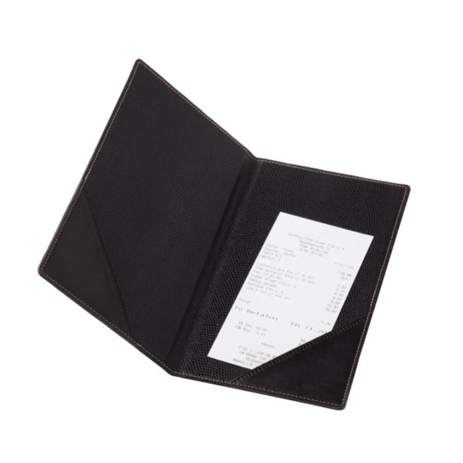 Black Trendy Account Wallet | A5 format