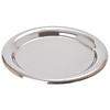 HorecaTraders Account tray stainless steel | diameter 14 cm