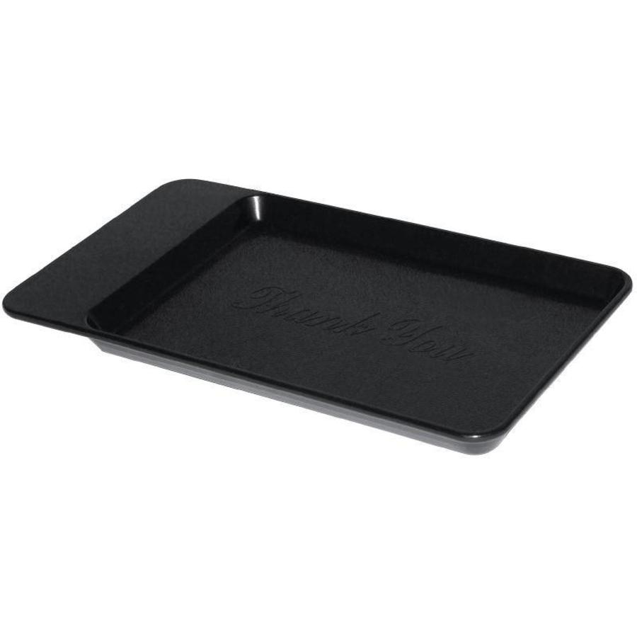 Account tray Plastic Black | 19x11cm