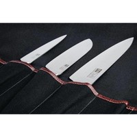 Canvas knife case black | 9 pcs