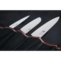 Canvas knife case black | 9-piece