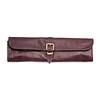 HorecaTraders leather knife case with buckle brown | 8-piece