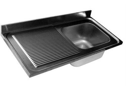  HorecaTraders Sink table top | 1 sink right | 4 sizes 