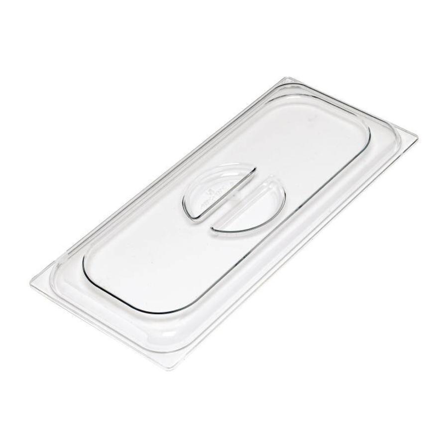 Couvercle en polycarbonate pour bac à glace