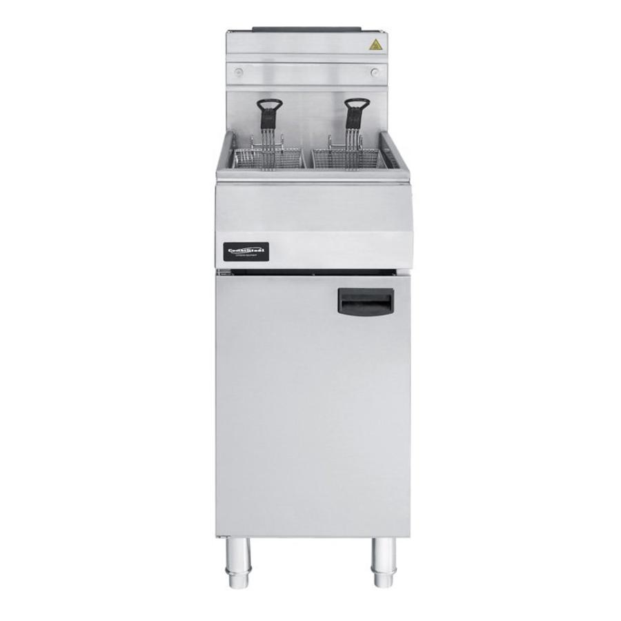 Friteuse à gaz professionnelle | Debout | 1 x 21 litres