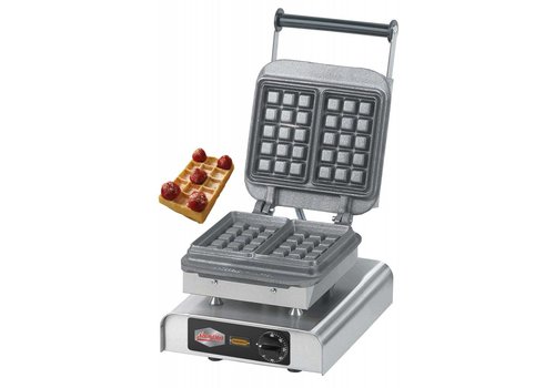 4*6 Brussels waffle maker, 90° opening