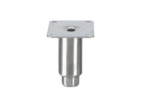  HorecaTraders Stainless steel adjustable feet topline | 100 x Ø41mm 