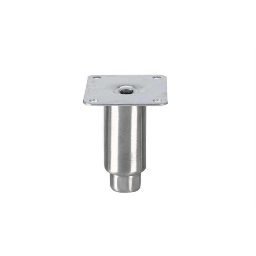 Stainless steel adjustable feet topline | 100 x Ø41mm