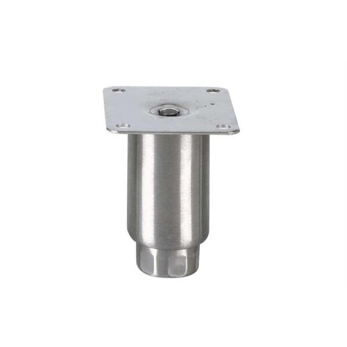  HorecaTraders Stainless steel adjustable feet topline | 100 x Ø50mm 