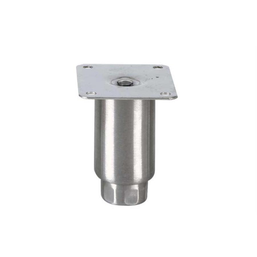 Stainless steel adjustable feet topline | 100 x Ø50mm