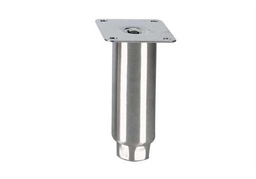  HorecaTraders Stainless steel adjustable feet topline | 150 x Ø50mm 