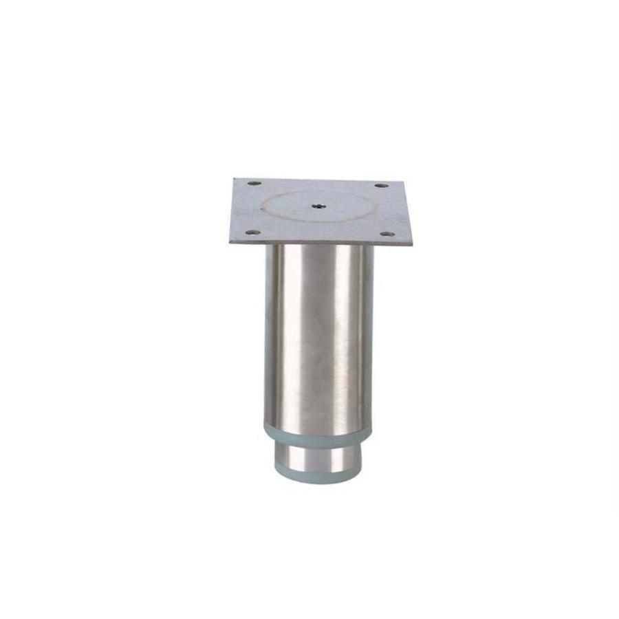 Stainless steel adjustable feet ecoline | 125 x 102 x 82mm