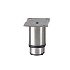 HorecaTraders Stainless steel adjustable feet catering line | 90x100x80mm