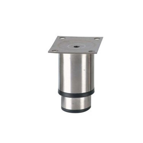  HorecaTraders Stainless steel adjustable feet catering line | 90x100x80mm 