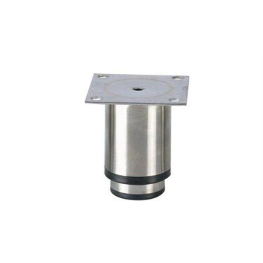 Stainless steel adjustable feet catering line | 90x90x90mm