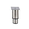 HorecaTraders Stainless steel adjustable feet catering line | 145x100x80mm