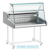 HorecaTraders Refrigerated display counter | straight front glass