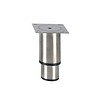 HorecaTraders Stainless steel adjustable feet catering line | 145x90x90mm