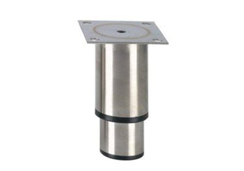  HorecaTraders Stainless steel adjustable feet catering line | 145x90x90mm 