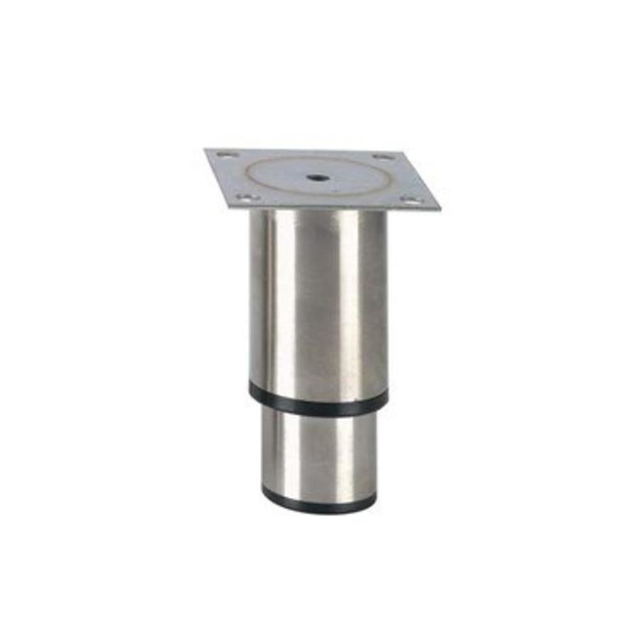 Pieds réglables en acier inoxydable horecaline | 145 x 90 x 90 mm