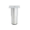 Stainless steel adjustable feet catering line | 100 x 80 x 210 mm