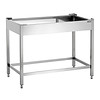 Bartscher Stainless Steel Base | 115 x 66.5 x 90 cm