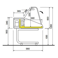 Display counter Refrigerated | +0° / +2° degrees.