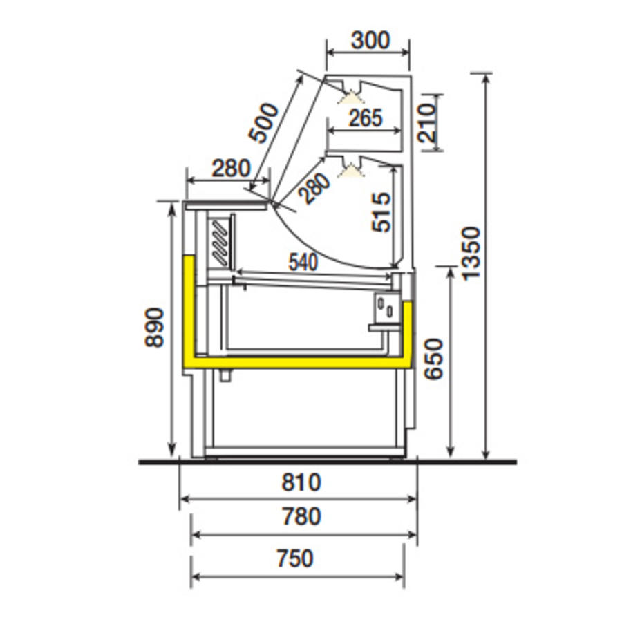 Refrigerated Display Counter | +4° / +6