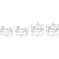 Refrigerated display case Dallas | 4 sizes
