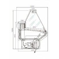 Koeltoonbank Wipper | 4 Formaten