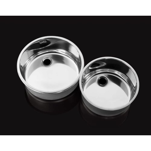  Combisteel Stainless Steel Sinks Round | Built-in | 30 x 18 cm 