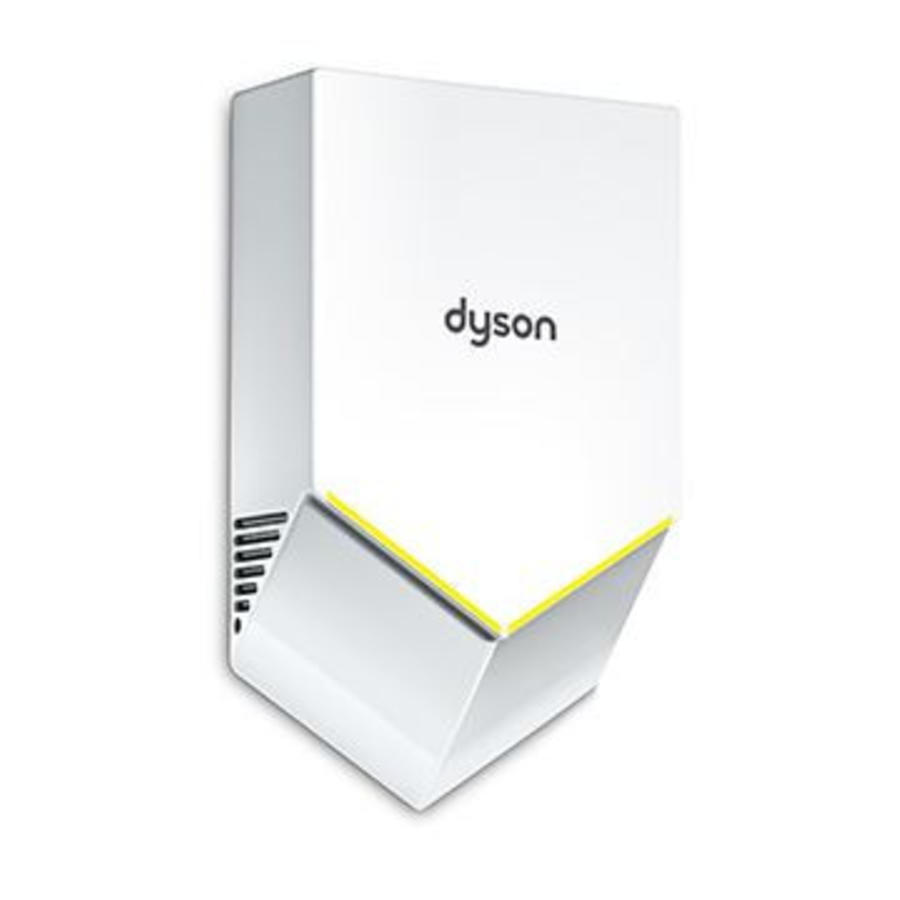 Dyson Airblade Handdroger V | HU02 Nieuw | 35% Stiller | Wit