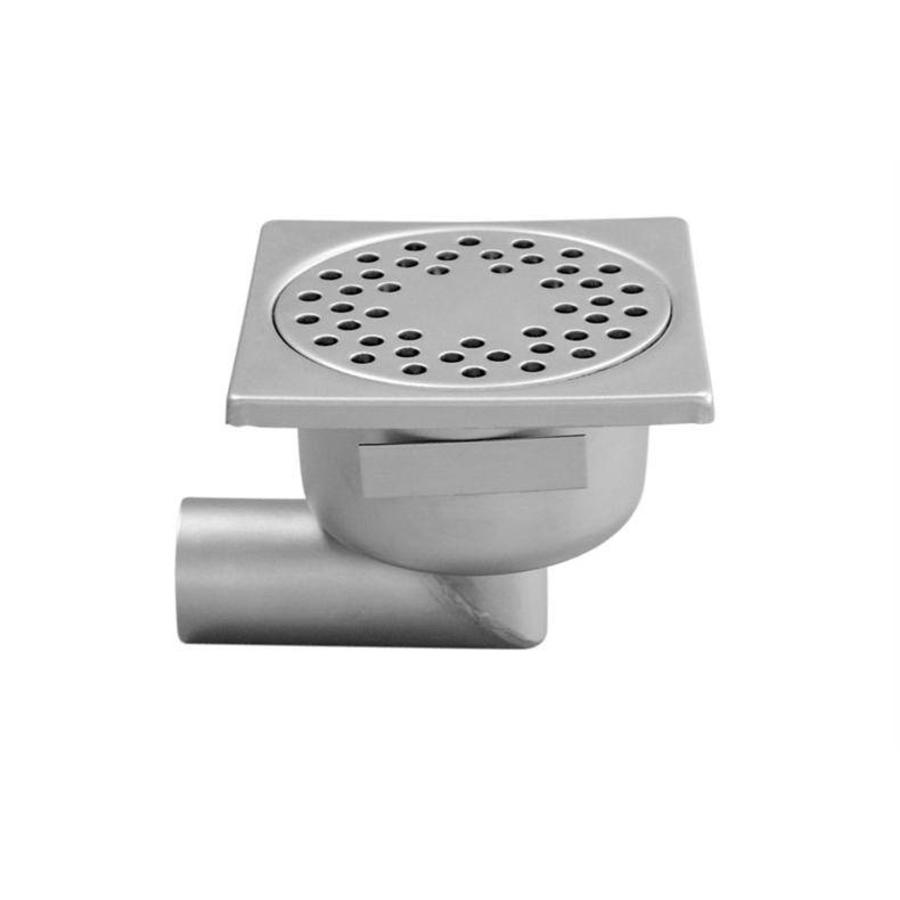 Stainless steel Floor drain 150 x 150 mm Side drain 50 mm