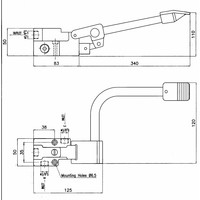 Foot control indirect | 1 pedal