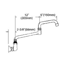 Wall Tap Extended Neck | (L)45cm