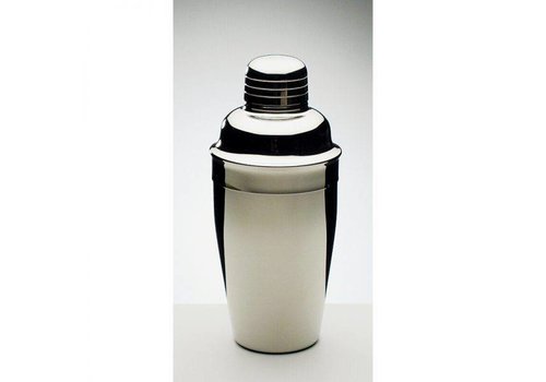  HorecaTraders Shaker à cocktail avec bouchon à vis | Acier inoxydable 