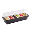HorecaTraders ingredients tray | 6 removable trays