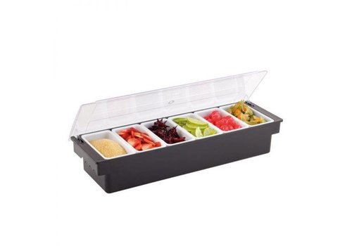  HorecaTraders Ingredient bin | 6 removable trays 