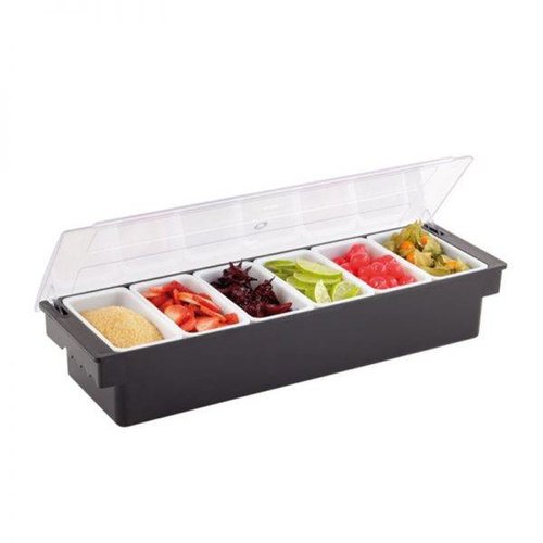  HorecaTraders Ingredient bin | 6 removable trays 