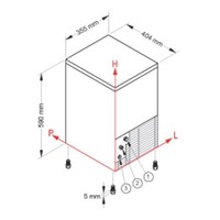 Ice maker CB184 | 21kg/24hrs | Air-cooled