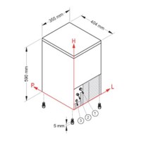 Machine à glaçons CB184 | 21 kg/24 h | Refroidi par air