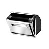 HorecaTraders Single Stainless Steel Coffee Grounds Tilting Bin 8 Liter
