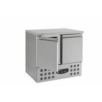 Refrigerated workbench stainless steel 2 doors | 90 x 70 x 87 cm