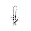 HorecaTraders Stainless steel pre-rinse shower with intermediate tap & elbow control