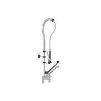 Stainless steel pre-rinse shower with intermediate tap & elbow control