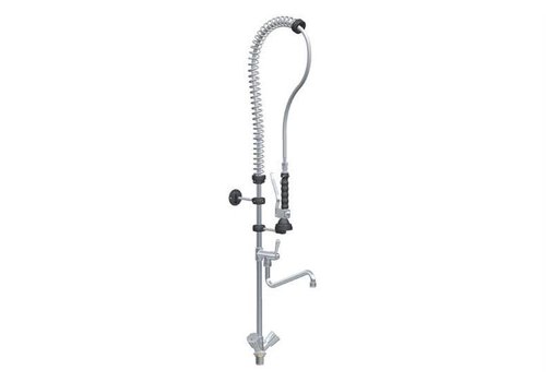  HorecaTraders Stainless steel Pre-rinse shower Including Intermediate tap 