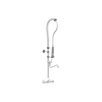 Stainless Steel Double Hole Pre-Rinse Shower Elbow Control