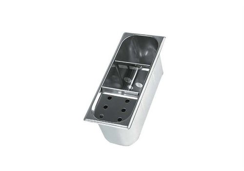  HorecaTraders Chasse d'eau en acier inoxydable - 1 ouverture en bas 